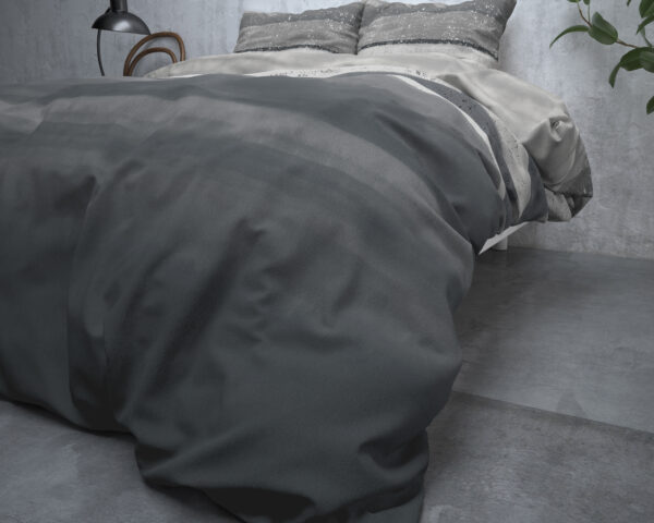 Flanel Marcus Grijs 240 x 200/220 - Afbeelding 4