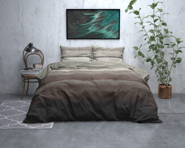 Flanel Marcus Taupe 140 x 200/220 - Afbeelding 5
