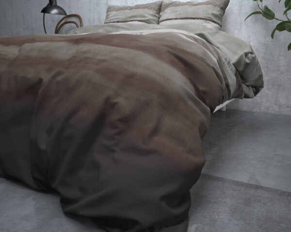 Flanel Marcus Taupe 200 x 200/220 - Afbeelding 4
