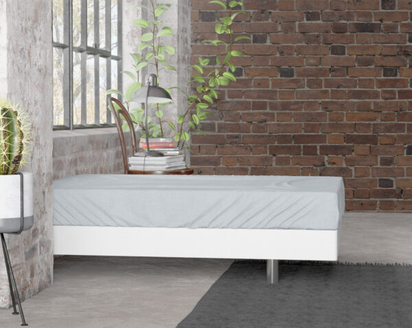Flanel Premium Hoeslaken Grijs 140 x 200/210 - Afbeelding 2
