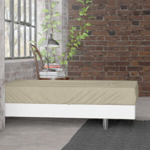 Flanel Premium Hoeslaken Taupe 200 x 200/220