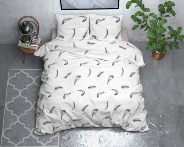 Flanel Uni Wit 240 x 200/220 - Afbeelding 2