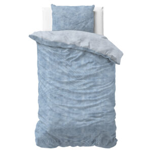 Flanel Washed Cotton Blauw 140 x 200/220