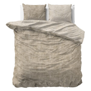 Flanel Washed Cotton Taupe 240 x 200/220