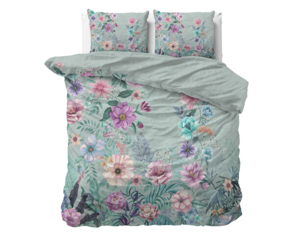 Flore Blauw 240 x 200/220