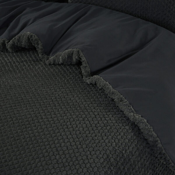 Fur Teddy Antraciet 240 x 200/220 - Afbeelding 3