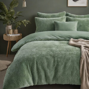 Fur Teddy Groen 140 x 200/220