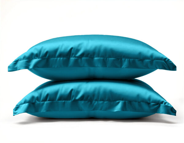 Glossy Petrol Kussensloop 60 x 70 - Afbeelding 5