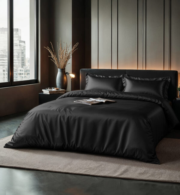 Glossy Zwart 140 x 220 - Afbeelding 3