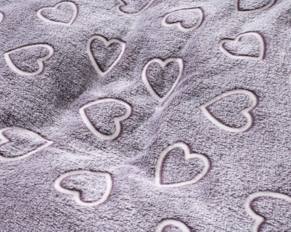 Glow in the dark Hearts Pink 140 x 200/220 - Afbeelding 5