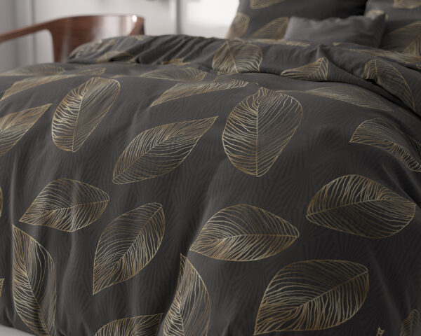 Golden leaf Antraciet 140 x 220 - Afbeelding 3