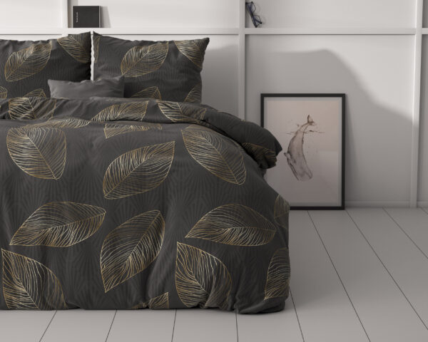 Golden leaf Antraciet 200 x 220 - Afbeelding 2
