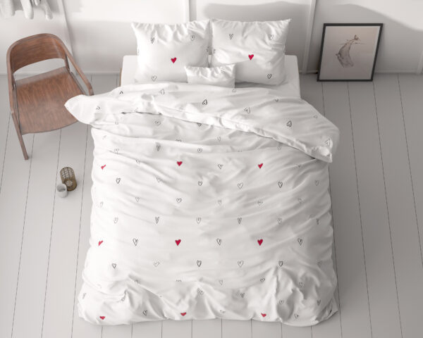 Hearts Everywhere Wit 240 x 200/220 - Afbeelding 5