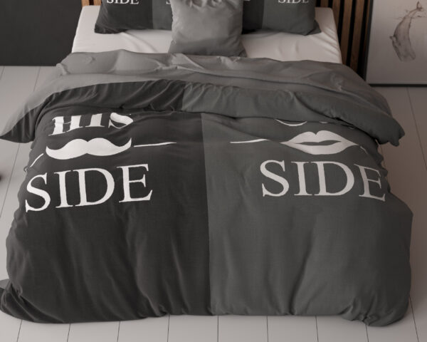 His and Her side 3 Zwart 200x220 - Afbeelding 5