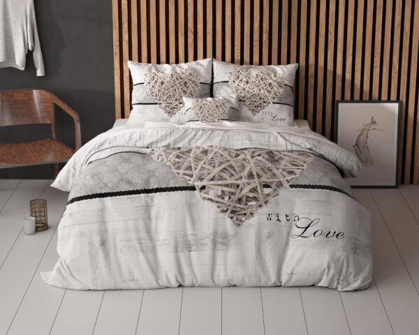 Home is heart Wit 140 x 200/220 - Afbeelding 2