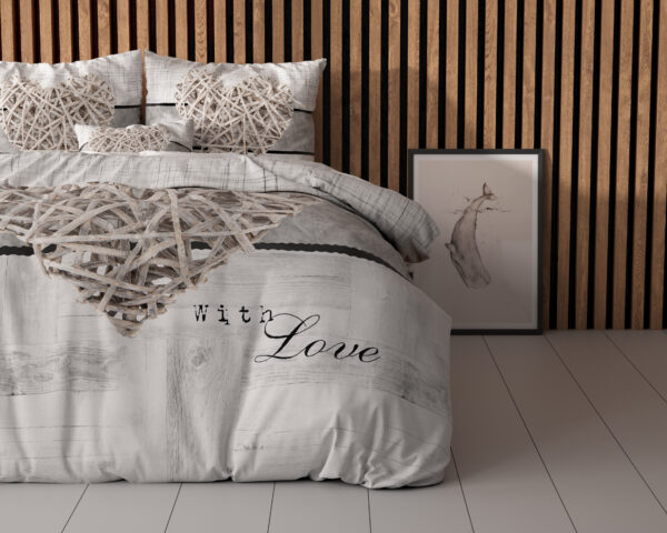 Home is heart Wit 140 x 200/220 - Afbeelding 3