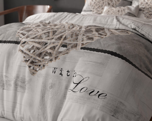 Home is heart Wit 140 x 200/220 - Afbeelding 4
