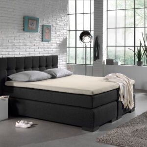 Jersey Topper Hoeslaken Creme 180 x 200/220