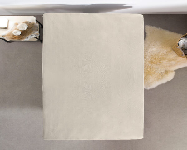 Jersey Topper Hoeslaken Creme 70/80/90 x 200/220 - Afbeelding 4