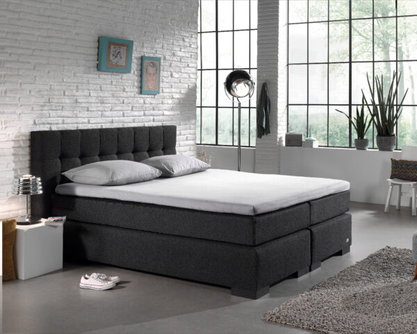 Jersey Topper Hoeslaken Wit 160 x 200/220 - Afbeelding 2
