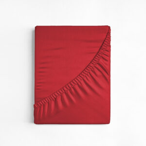 Katoenen Hoeslaken Rood 200 x 220
