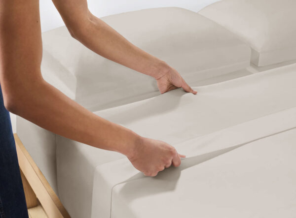 Laken Creme 250 x 260 - Afbeelding 2