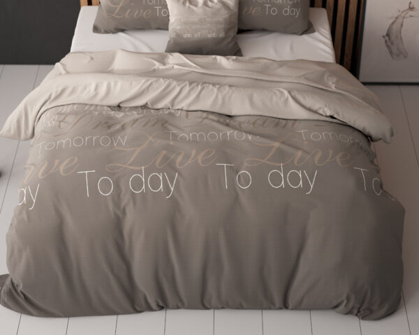 Live Today Taupe 200 x 220 - Afbeelding 4