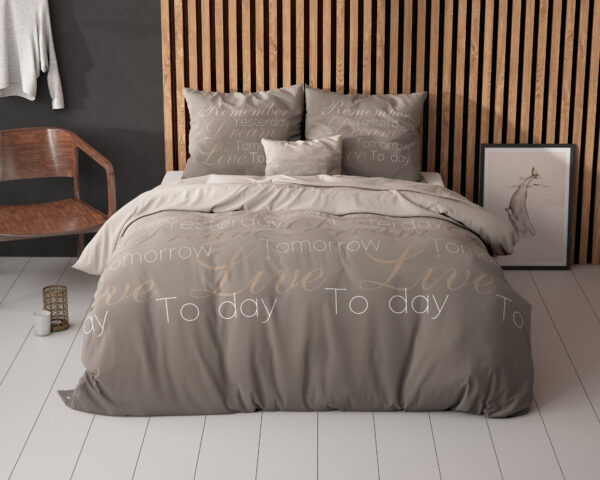 Live Today Taupe 240 x 220 - Afbeelding 2