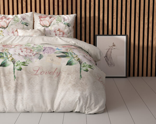 Lovely Flower Beige 140 x 220 - Afbeelding 3