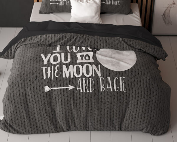Moon And Back Antraciet 140 x 200/220 - Afbeelding 5