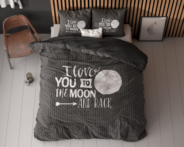 Moon And Back Antraciet 140 x 200/220