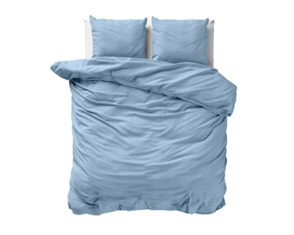 Mousseline Perkal Sky Blauw 240 x 200/220 - Afbeelding 2