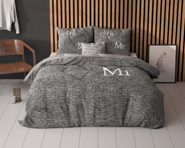 Mr And Mrs 3 Antraciet 200 x 200/220 - Afbeelding 2