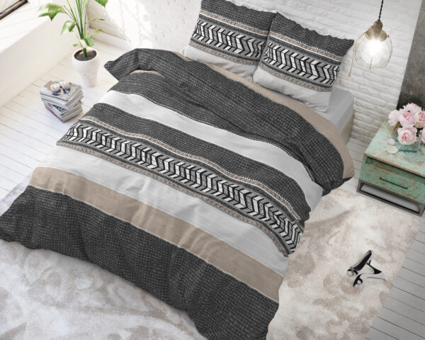 Northern Stripe Grijs 140 x 200/220 - Afbeelding 5
