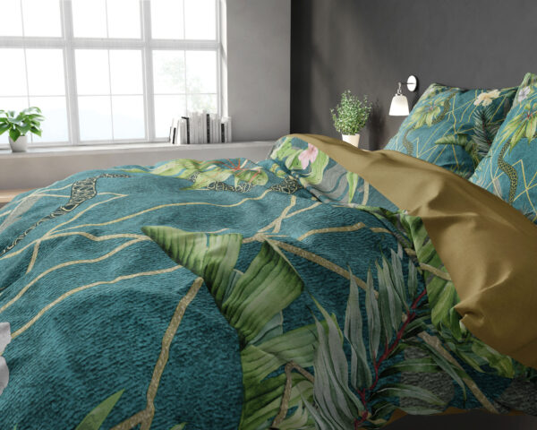 Palm Wood Groen 240 x 220 - Afbeelding 2