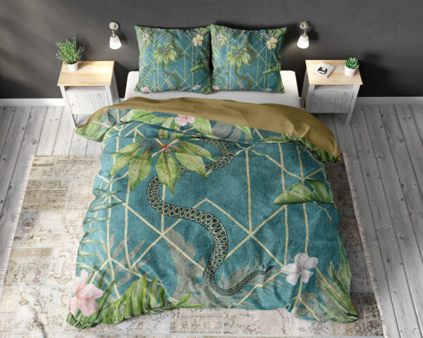 Palm Wood Groen 240 x 220 - Afbeelding 5