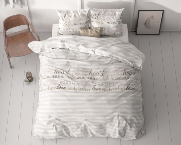 Pinky Words Roze 140 x 200/220 - Afbeelding 5