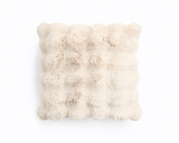Pom Rabbit Fur sierkussen Beige 50 x 50 - Afbeelding 3