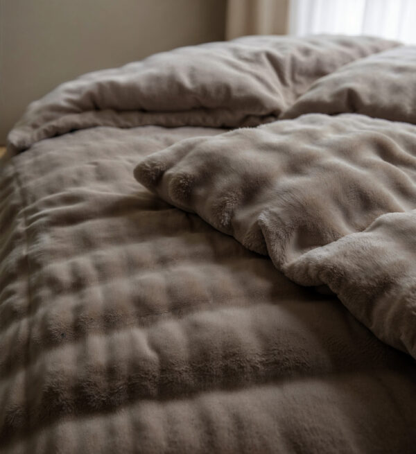 Pompom Taupe 200 x 220 - Afbeelding 3
