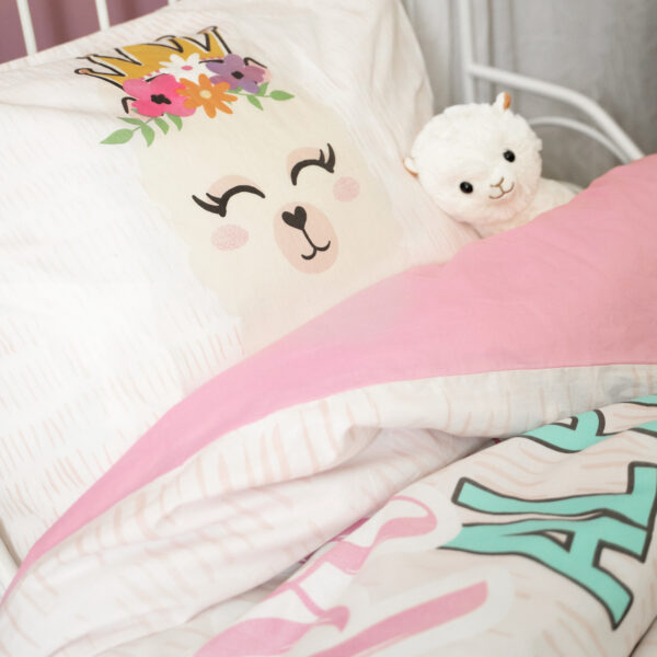 Princess Al Paca Roze 140 x 220 - Afbeelding 3