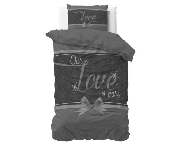 Pure Love Grijs 140 x 200/220 - Afbeelding 5