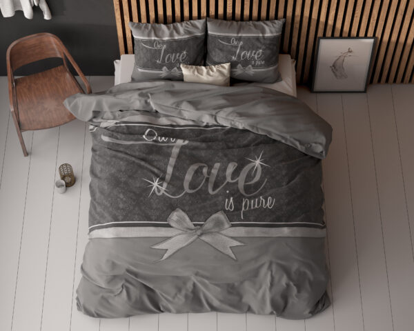 Pure Love Grijs 200 x 200/220 - Afbeelding 2
