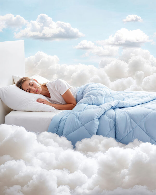 Qmax dekbed Blauw 240 x 220 - Afbeelding 2