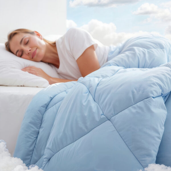 Qmax dekbed Blauw 240 x 220 - Afbeelding 3