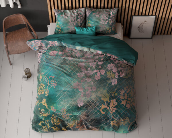 Raddison Flower Groen 240 x 200/220 - Afbeelding 2