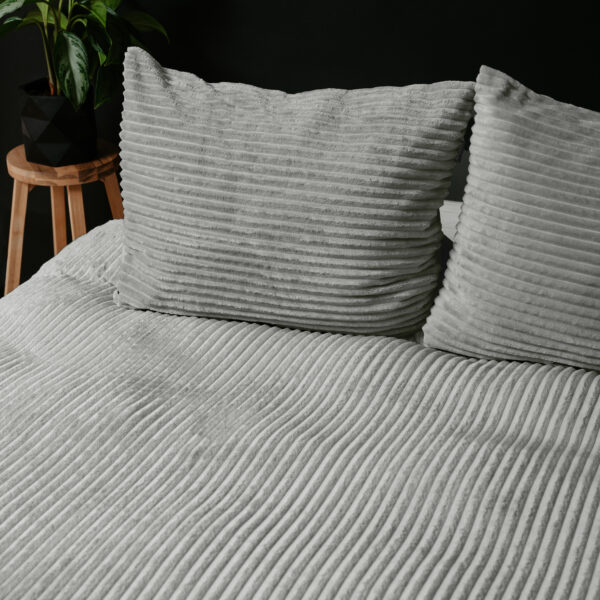 Rib Teddy Grijs 200 x 200/220 - Afbeelding 4