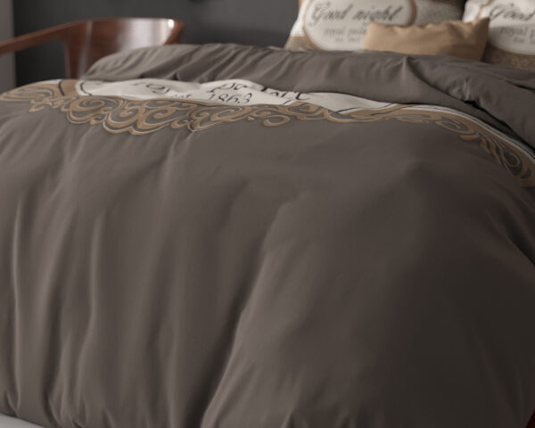 Royal Palace Taupe 200 x 200/220 - Afbeelding 4