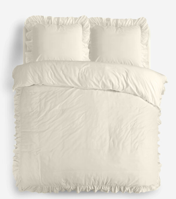 Ruffles Creme 200 x 200/220