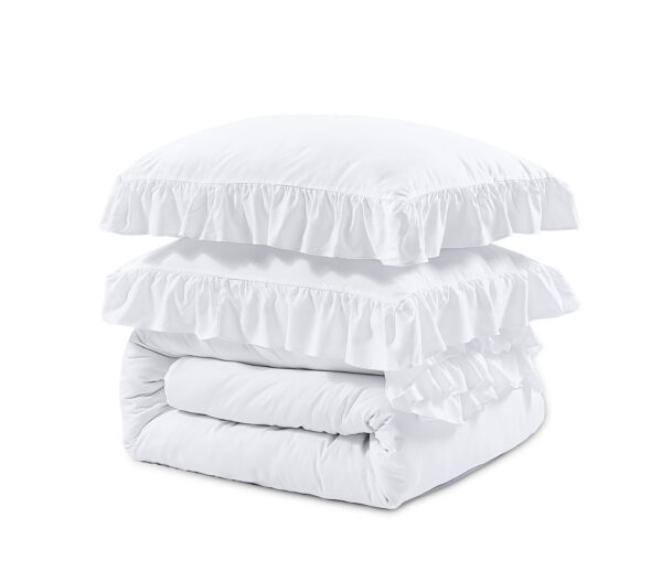 Ruffles Wit 240 x 200/220 - Afbeelding 5