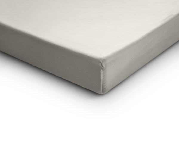 Satijnen Hoeslaken Creme 160 x 220 - Afbeelding 4